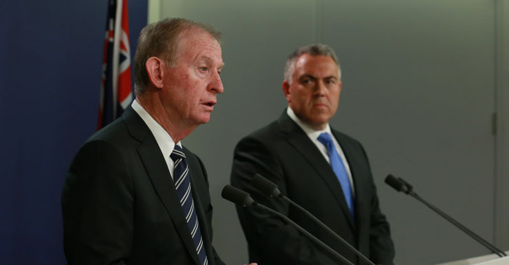 David Murray and Joe Hockey