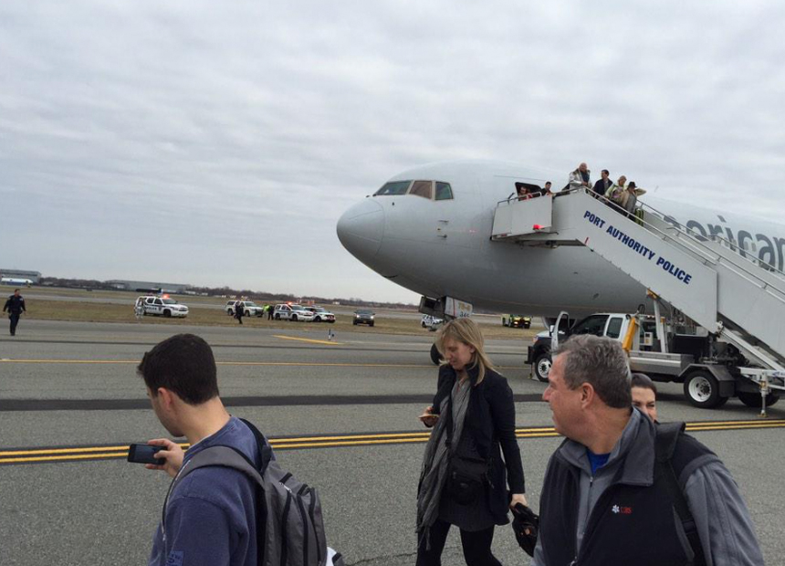 John F Kennedy bomb threat