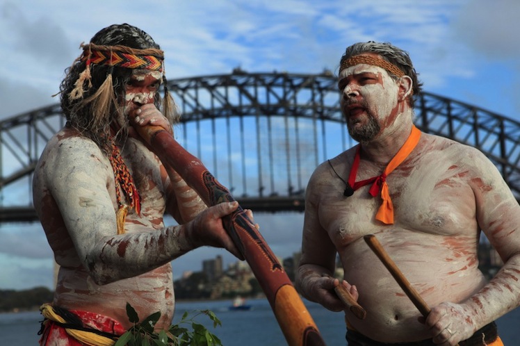 03 WugulOra- Indigenous ceremony, Sydney, Credit David Clare & Australia Day Council NSW