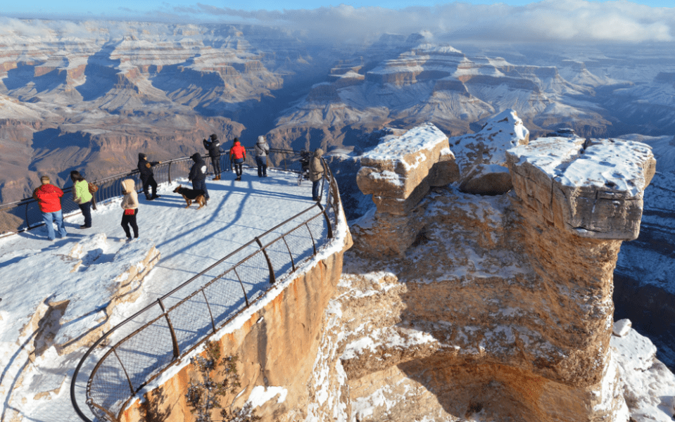 Grand Canyon snow