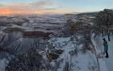 Grand Canyon snow