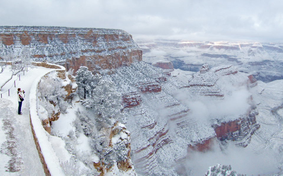 Grand Canyon snow