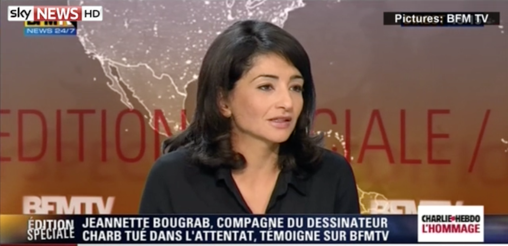 Charb partner Jeannette Bougrab Paris shooting