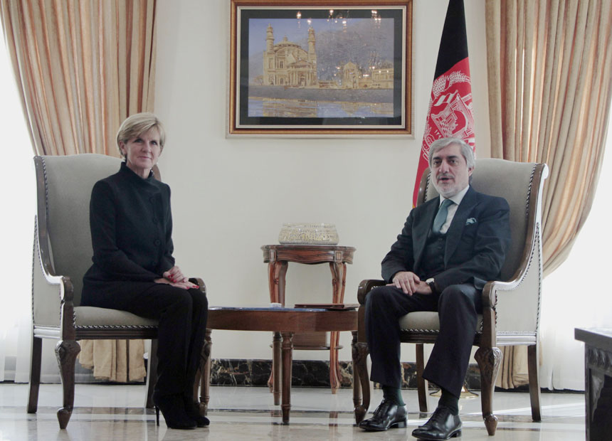 Julie Bishop Afghanistan