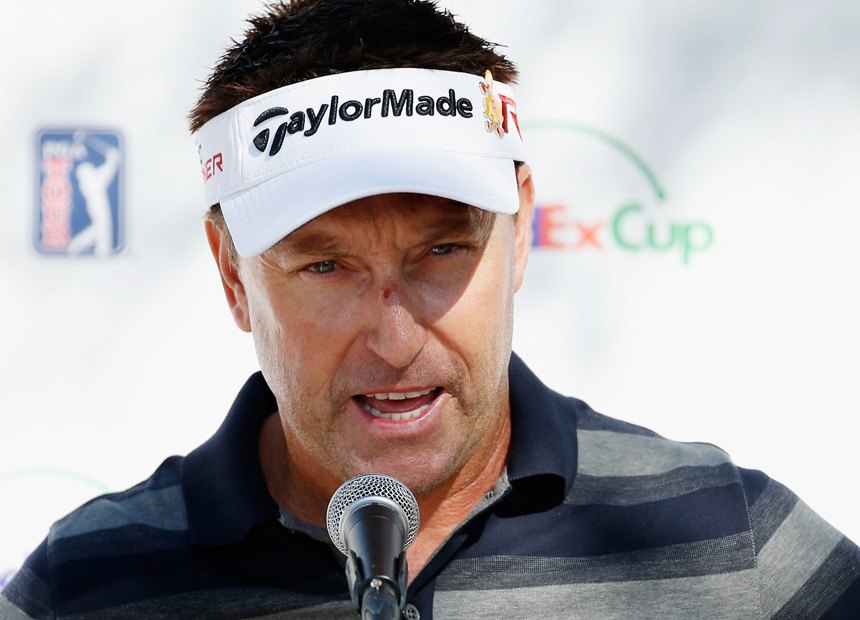 Golfer Robert Allenby