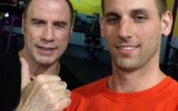 John Travolta gym selfie
