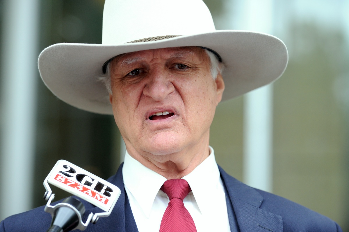 Bob Katter's ad has sparked outrage. Photo: AAP.