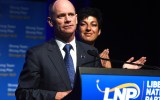 Campbell Newman and his wife