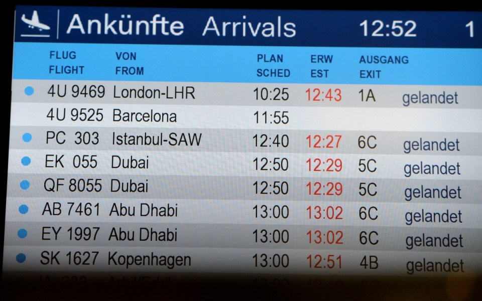 German wings flight crash in French Alps