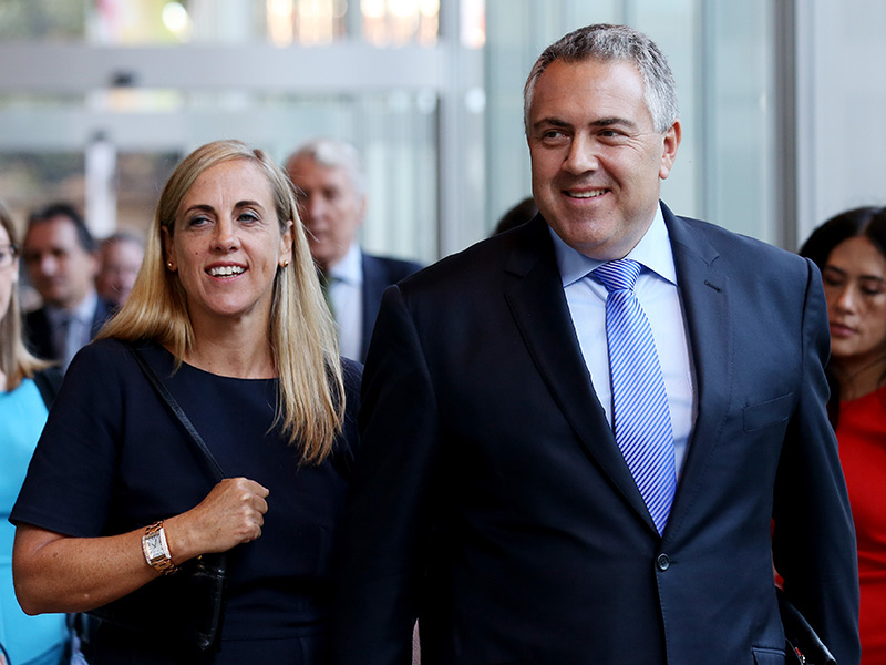 Joe Hockey and wife Melissa Babbage