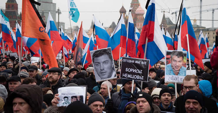 Nemtsov rally AAP