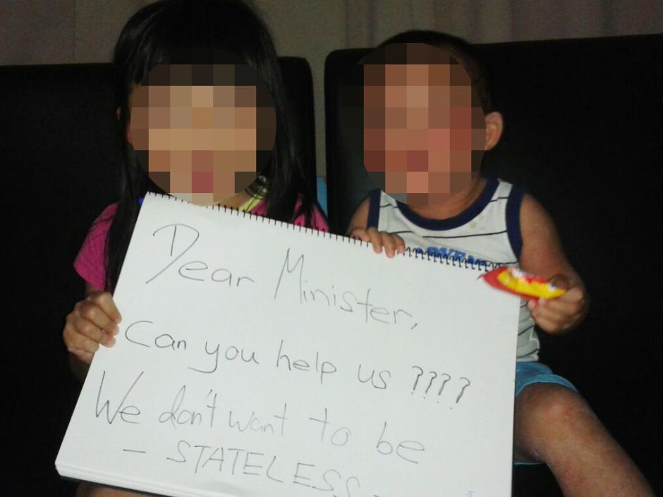 Two of the asylum seeker children born in Queensland.