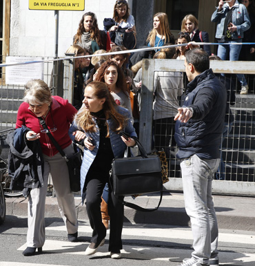 milan Tribunal Shooting