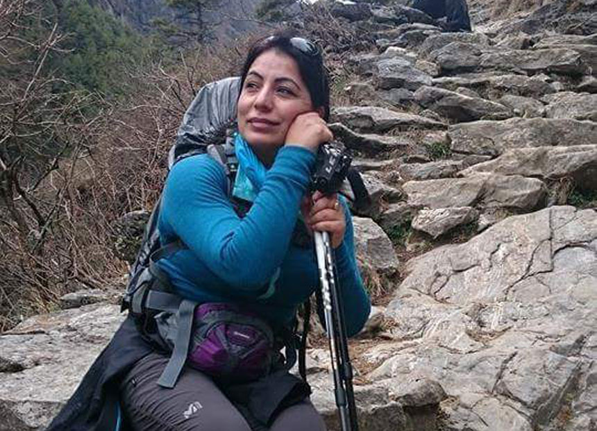 Victorian woman Renu Fotedar. nepal earthquake