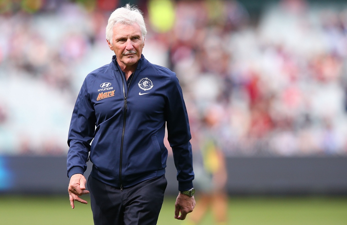 Malthouse will continue to coach the Carlton football club for the season.