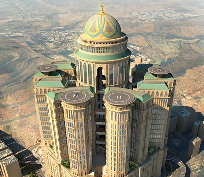The 45-storey Abraj Kudai hotel in Mecca.