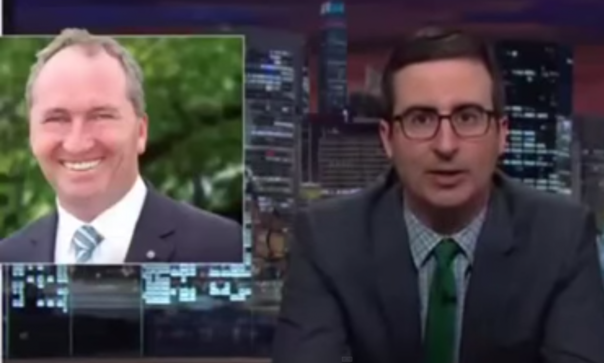 John Oliver Barnaby Joyce