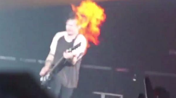 Guitarist Michael Clifford fire