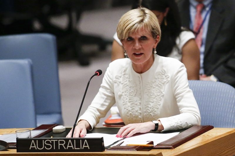 julie bishop un mh17