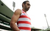 Goodes did not attend the Swans' training session on Tuesday.