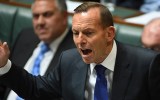 Prime Minister Tony Abbott during Question Time in the House of Representatives at Parliament House in Canberra, Monday, Aug. 17, 2015. (AAP Image/Mick Tsikas) NO ARCHIVING