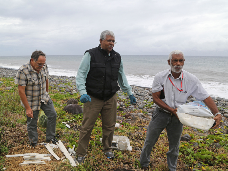 More debris has washed up which must be examined.