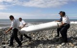 A part from missing flight MH370 found in July 2015. Photo: AAP.