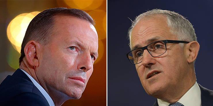 Tony Abbott and Malcolm Turnbull