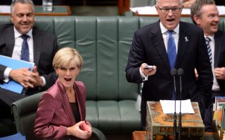 Malcolm turnbull Julie Bishop, Dec 2014