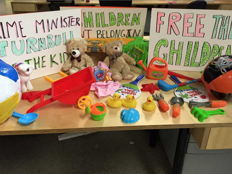 refugee children ind etention facebook