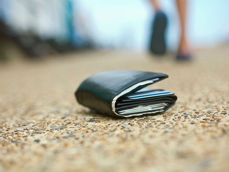 Lost wallet