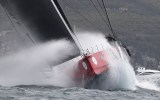 Comanche crashes through a wave