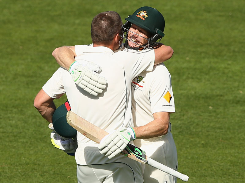Adam Voges and Shaun Marsh