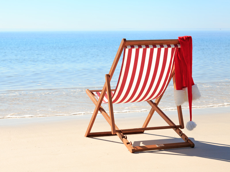 christmas on the beach