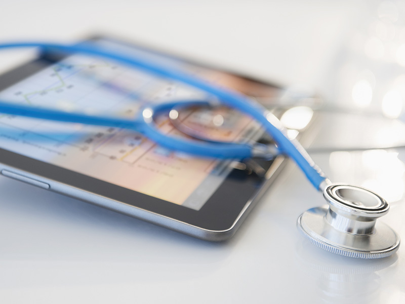 Stethoscope and digital tablet