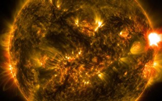 Solar Flare on the Sun NASA SDO. NASA