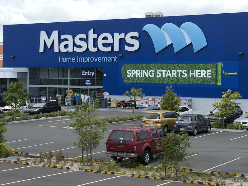 Masters hardware store has failed to make money for Woolies.