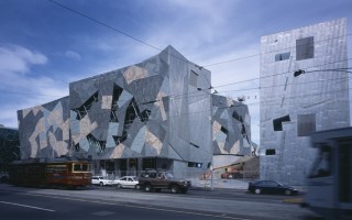 Federation square in Melbourne
