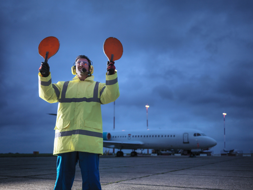 Airport worker