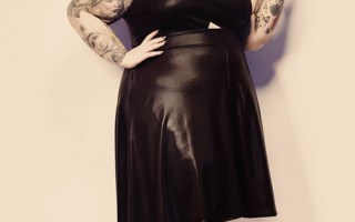 Plus-sized model and activist Tess Holliday.