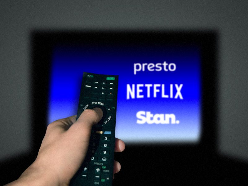 Streaming Netflix Stan and Presto