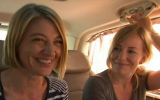 Tara Brown and Sally Faulkner after their release.