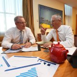 Scott Morrison and Malcolm Turnbull