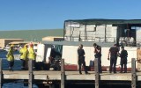 A vessel at Geraldton is being inspected by police.
