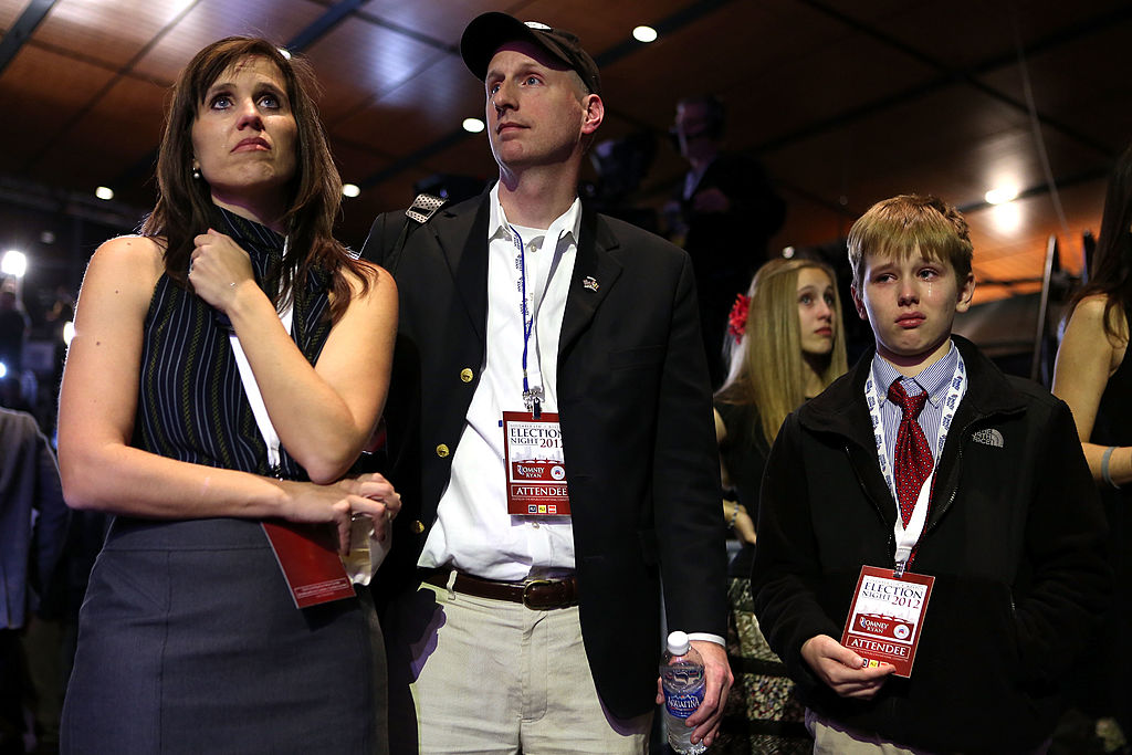 David French, centre, the man who will try to stop Trump.