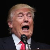 donald trump yelling shout