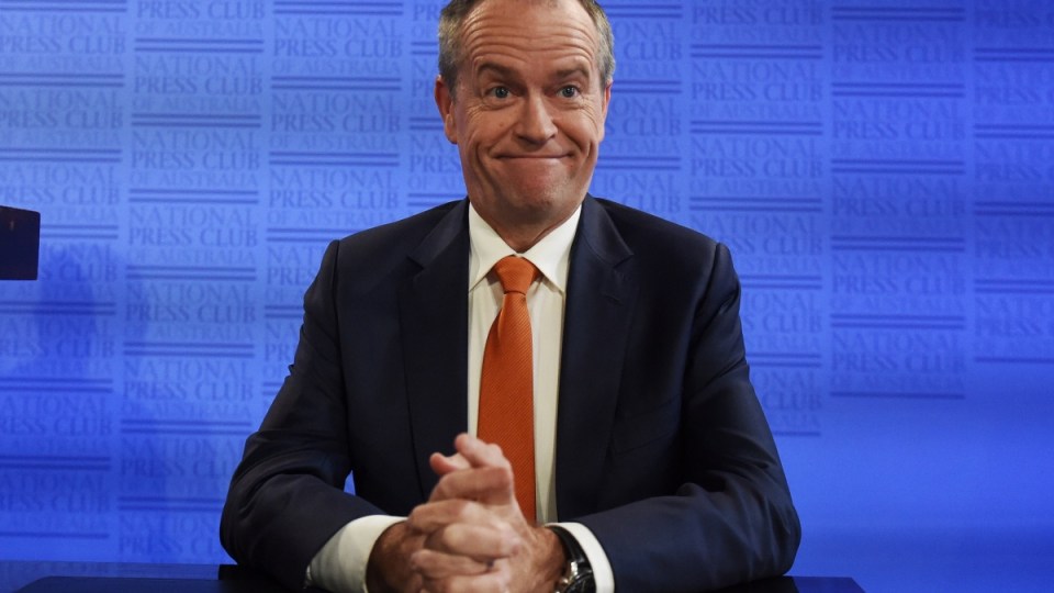 Bill shorten Press Club