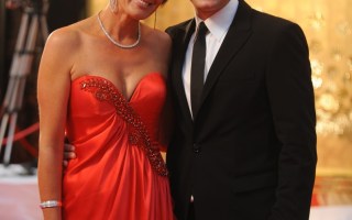 Karl Stefanovic and wife