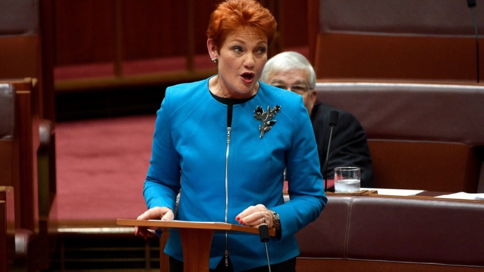 pauline hanson maiden speech