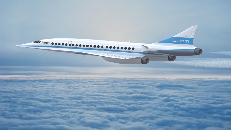 Boom supersonic jet